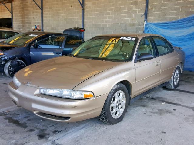 1G3WH52H91F264464 - 2001 OLDSMOBILE INTRIGUE G GOLD photo 2