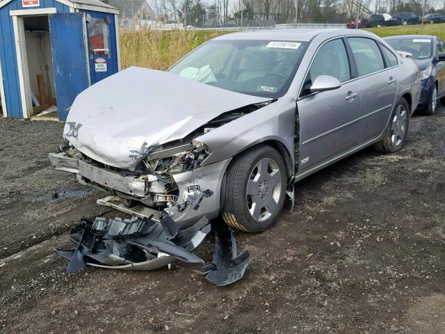 2G1WD58C679378357 - 2007 CHEVROLET IMPALA SUP ვერცხლისფერი ფოტო 2