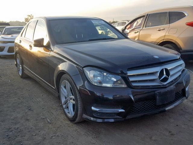 WDDGF4HB5DR278636 - 2013 MERCEDES-BENZ C 250 BLACK photo 1