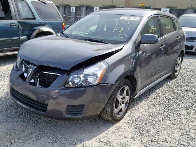 5Y2SP67819Z458240 - 2009 PONTIAC VIBE CHARCOAL photo 2