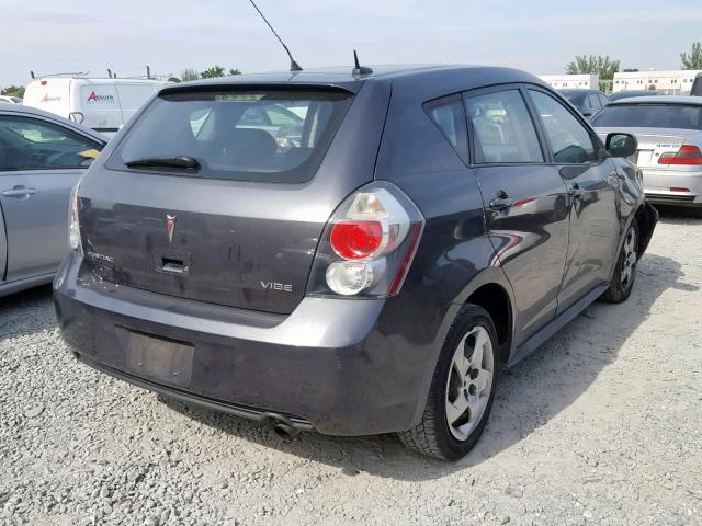 5Y2SP67819Z458240 - 2009 PONTIAC VIBE CHARCOAL photo 4