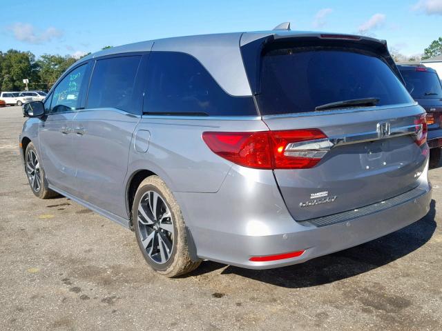 5FNRL6H99KB006355 - 2019 HONDA ODYSSEY EL SILVER photo 3