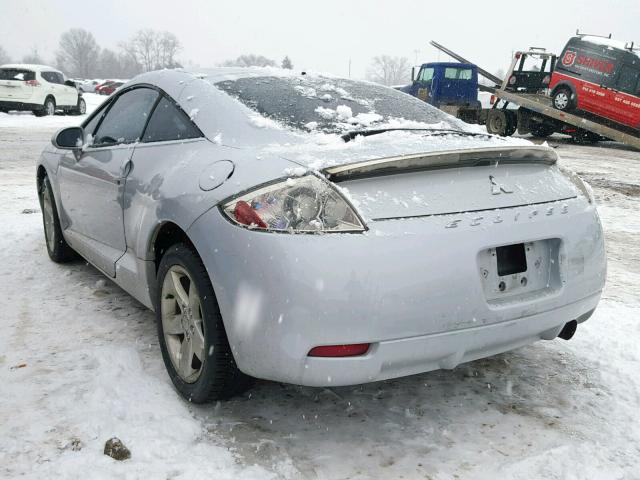 4A3AK24F76E033529 - 2006 MITSUBISHI ECLIPSE GS SILVER photo 3