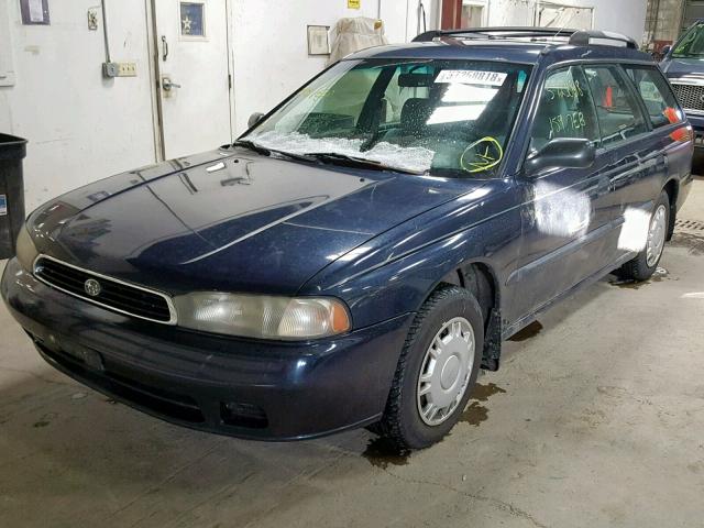 4S3BK435XT7932476 - 1996 SUBARU LEGACY L GREEN photo 2