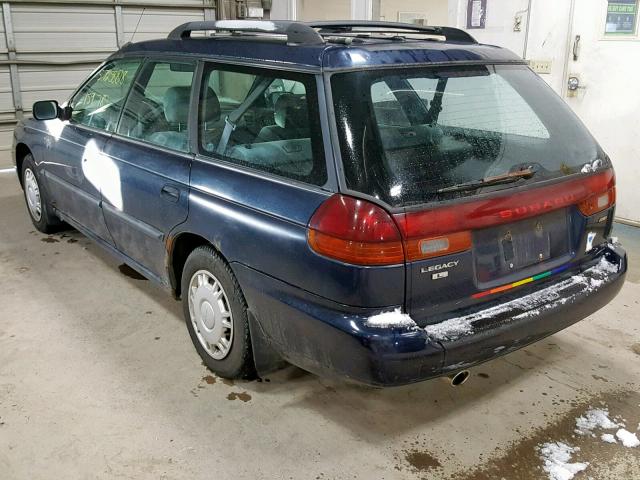 4S3BK435XT7932476 - 1996 SUBARU LEGACY L GREEN photo 3