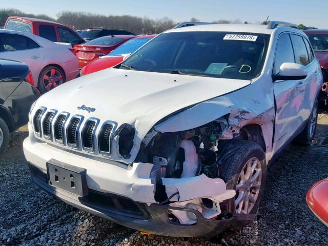 1C4PJLCB0FW730376 - 2015 JEEP CHEROKEE L WHITE photo 2