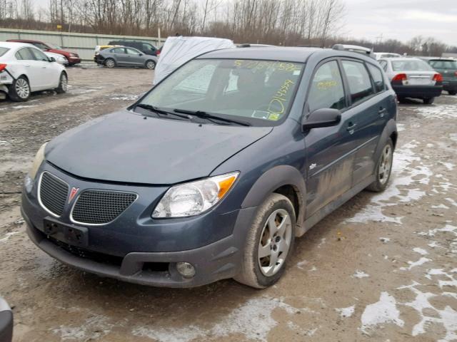 5Y2SL658X6Z402971 - 2006 PONTIAC VIBE BLUE photo 2