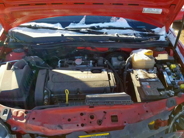 W08AR671985142219 - 2008 SATURN ASTRA XE RED photo 7