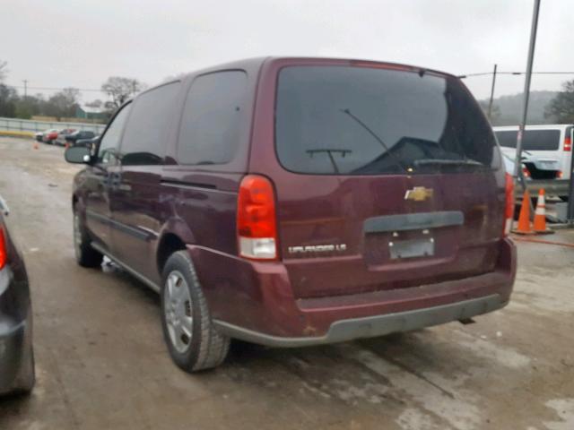 1GNDV23L46D185442 - 2006 CHEVROLET UPLANDER L Tünd qırmızı foto 3