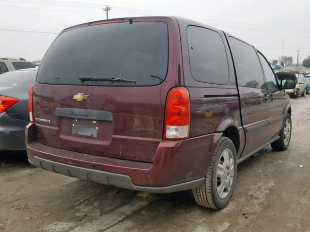 1GNDV23L46D185442 - 2006 CHEVROLET UPLANDER L Tünd qırmızı foto 4