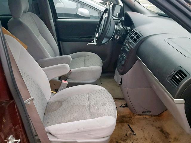 1GNDV23L46D185442 - 2006 CHEVROLET UPLANDER L Tünd qırmızı foto 5