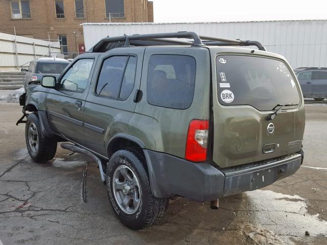 5N1MD28Y93C642811 - 2003 NISSAN XTERRA SE GREEN photo 3