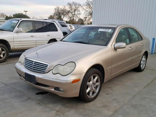 WDBRF61J43F304822 - 2003 MERCEDES-BENZ C 240 GOLD photo 2