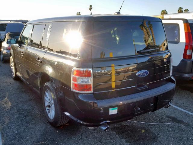 2FMGK5B82EBD13626 - 2014 FORD FLEX SE BLACK photo 3