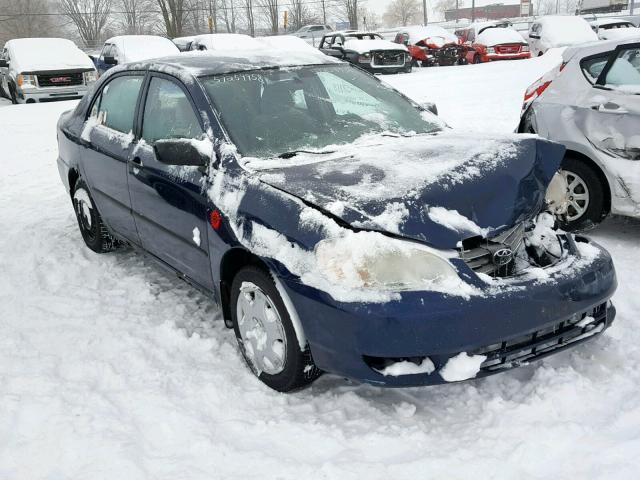 2T1BR32E93C768286 - 2003 TOYOTA COROLLA CE BLUE photo 1