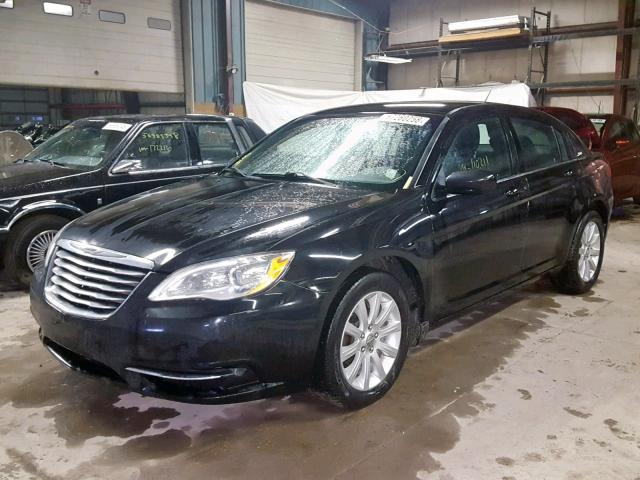 1C3CCBBB0DN596013 - 2013 CHRYSLER 200 TOURIN BLACK photo 2