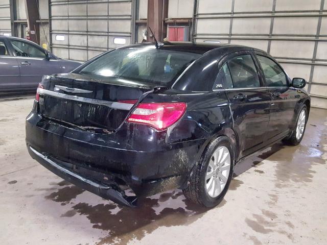 1C3CCBBB0DN596013 - 2013 CHRYSLER 200 TOURIN BLACK photo 4