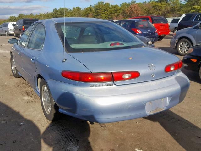 1MEFM50U5WA615112 - 1998 MERCURY SABLE GS BLUE photo 3