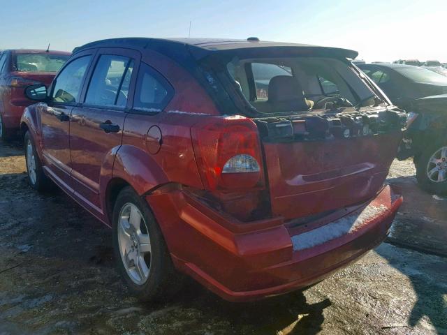 1B3HB48BX8D746147 - 2008 DODGE CALIBER SX RED photo 3