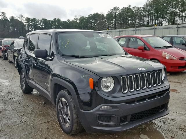 ZACCJAAW4GPC94591 - 2016 JEEP RENEGADE S BLACK photo 1