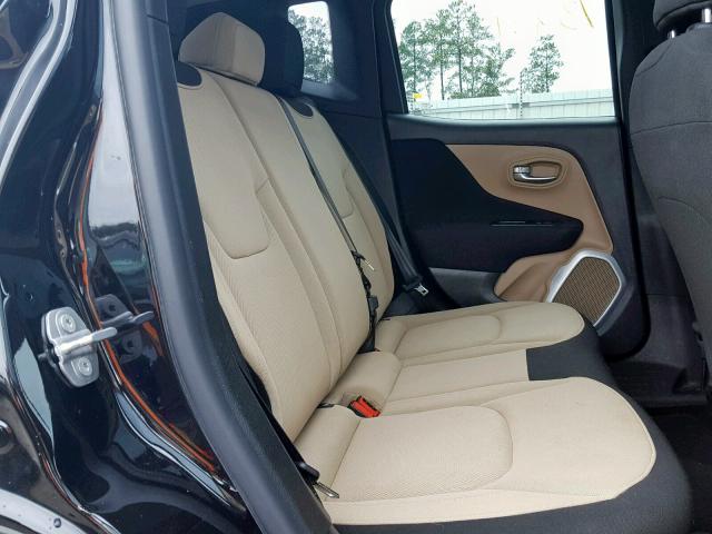 ZACCJAAW4GPC94591 - 2016 JEEP RENEGADE S BLACK photo 6