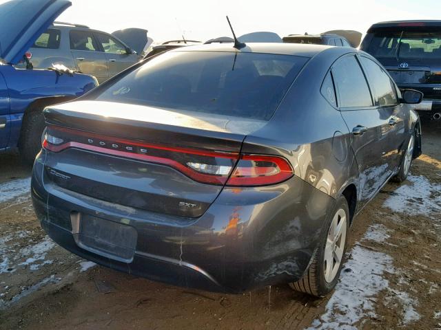 1C3CDFBB7GD605370 - 2016 DODGE DART SXT CHARCOAL photo 4