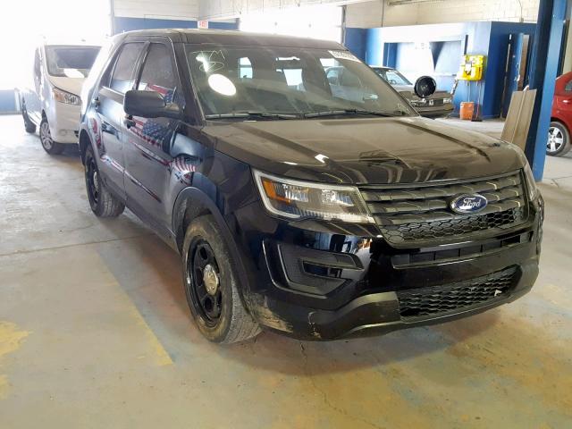 1FM5K8AR2JGA83401 - 2018 FORD EXPLORER P BLACK photo 1