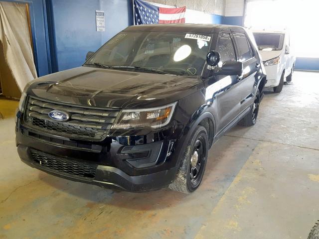 1FM5K8AR2JGA83401 - 2018 FORD EXPLORER P BLACK photo 2