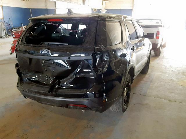 1FM5K8AR2JGA83401 - 2018 FORD EXPLORER P BLACK photo 4