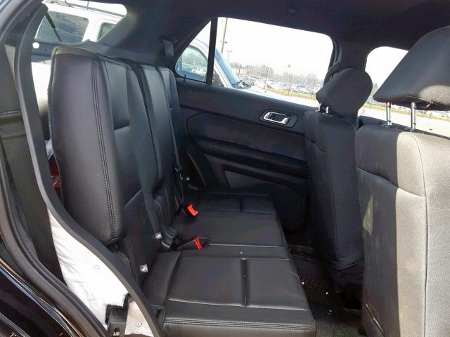 1FM5K8AR2JGA83401 - 2018 FORD EXPLORER P BLACK photo 6