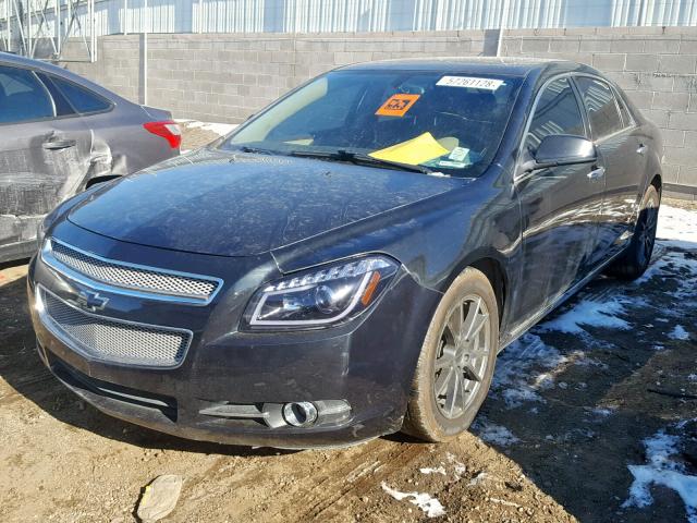 1G1ZK577994240311 - 2009 CHEVROLET MALIBU LTZ BLACK photo 2