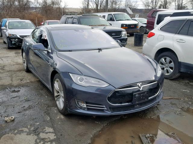 5YJSA1E48GF128733 - 2016 TESLA MODEL S GRAY photo 1