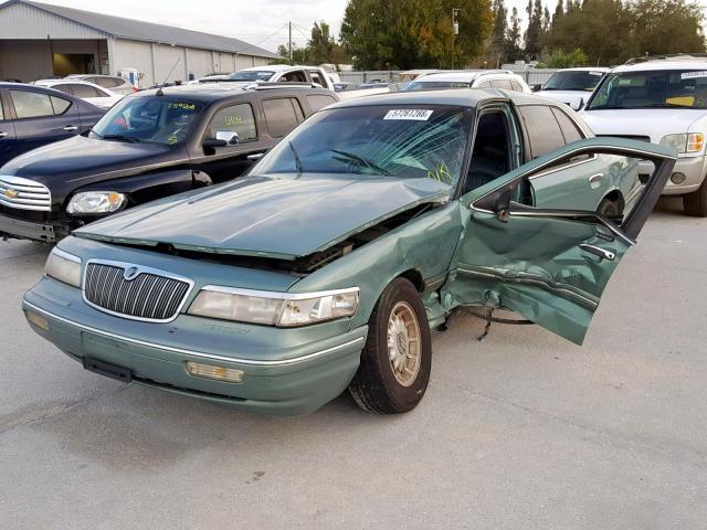 2MELM75W9VX685422 - 1997 MERCURY GRAND MARQ GREEN photo 2