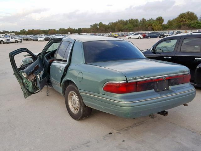 2MELM75W9VX685422 - 1997 MERCURY GRAND MARQ GREEN photo 3