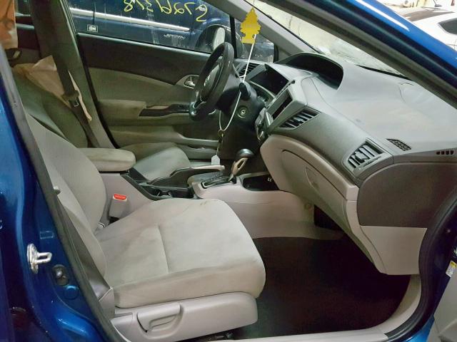 19XFB2F22CE000179 - 2012 HONDA CIVIC DX BLUE photo 5