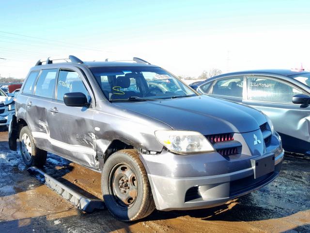 JA4LZ31F96U035137 - 2006 MITSUBISHI OUTLANDER BLUE photo 1