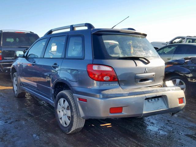 JA4LZ31F96U035137 - 2006 MITSUBISHI OUTLANDER BLUE photo 3