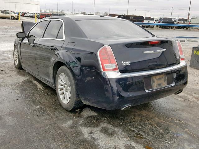 2C3CCAAG0DH535700 - 2013 CHRYSLER 300 BLACK photo 3