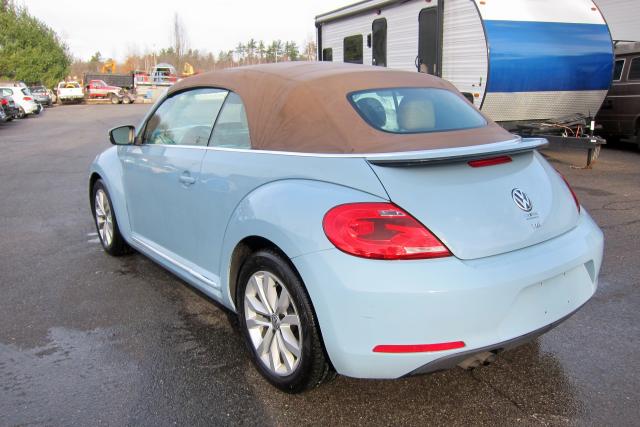 3VW5L7AT3DM819759 - 2013 VOLKSWAGEN BEETLE BLUE photo 3