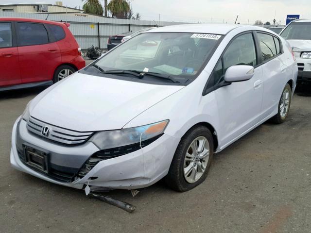 JHMZE2H76AS040920 - 2010 HONDA INSIGHT EX WHITE photo 2