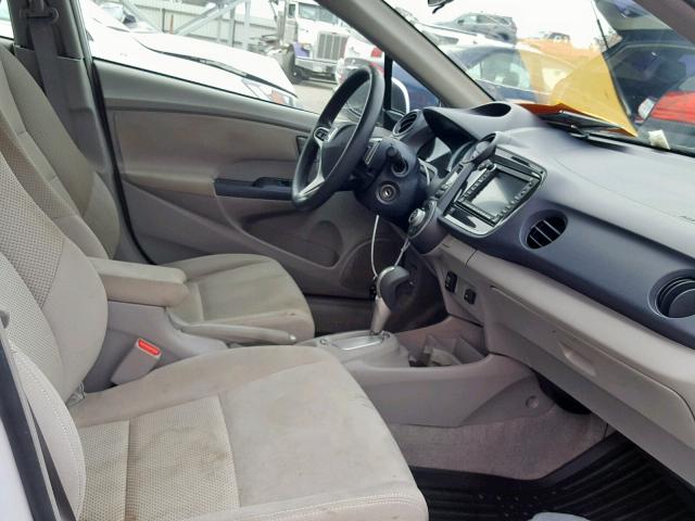 JHMZE2H76AS040920 - 2010 HONDA INSIGHT EX WHITE photo 5