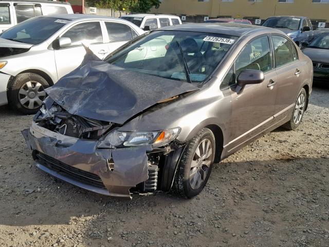 2HGFA169X9H512975 - 2009 HONDA CIVIC EXL GRAY photo 2