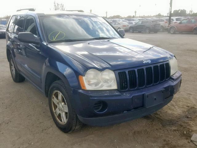 1J4GR48K75C707548 - 2005 JEEP GRAND CHER BLUE photo 1