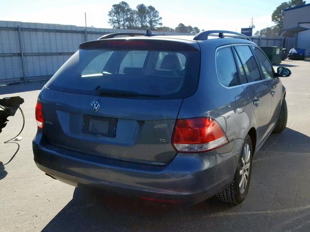 3VWTL71K79M350469 - 2009 VOLKSWAGEN JETTA TDI GRAY photo 4