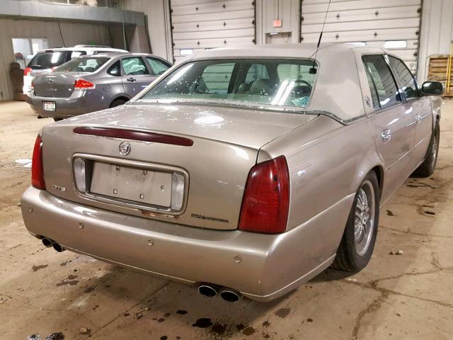 1G6KF57952U165355 - 2002 CADILLAC DEVILLE DT BEIGE photo 4