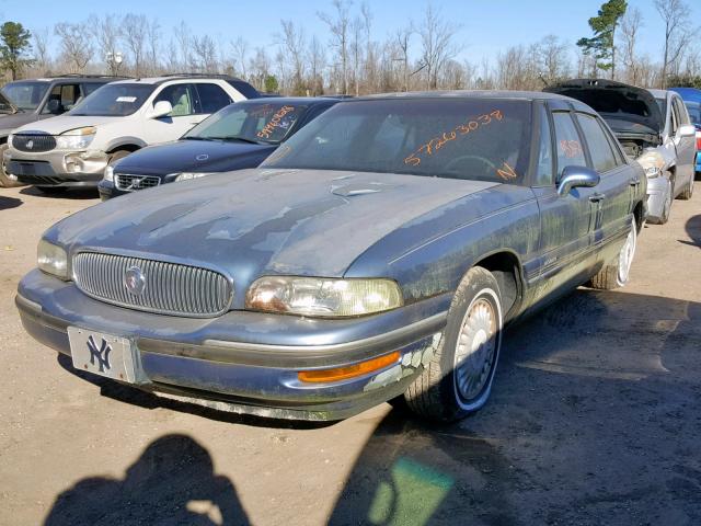 1G4HP52K7WH475645 - 1998 BUICK LESABRE CU BLUE photo 2