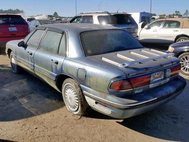 1G4HP52K7WH475645 - 1998 BUICK LESABRE CU BLUE photo 3