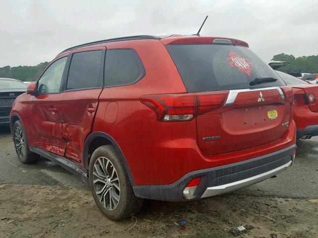 JA4AD3A35GZ002281 - 2016 MITSUBISHI OUTLANDER RED photo 3