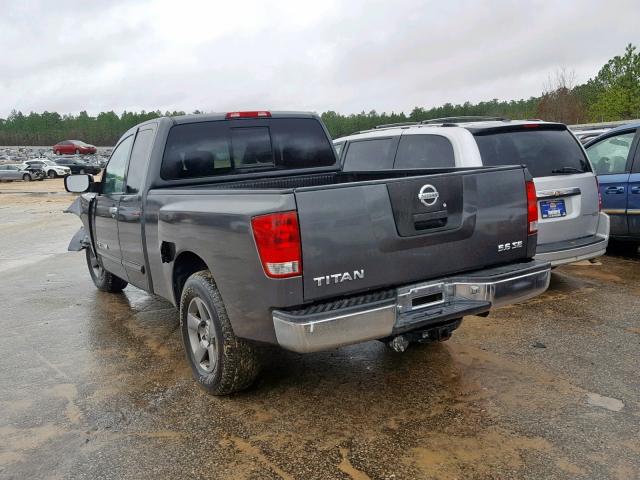 1N6BA06A85N531606 - 2005 NISSAN TITAN XE SILVER photo 3