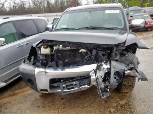 1N6BA06A85N531606 - 2005 NISSAN TITAN XE SILVER photo 9